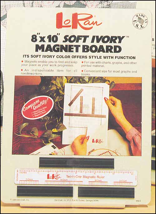 8"x10" magnet board with 6" Ruler