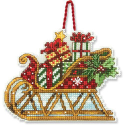 70-08914 Sleigh Christmas Ornament
