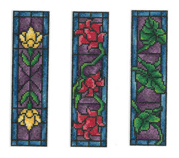 12-1346 Stained Glass Bookmarks