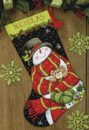 71-09151 Snowman and Bear Stocking